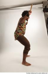 Garson STANDING POSE WITH SPEAR AFRO